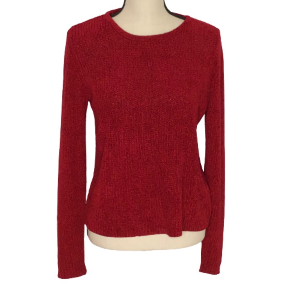 Brooks Brothers Red Crewneck Sweater Rayon Blend Small